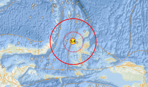 Gempa M 5,4 Guncang Halmahera Barat, Getaran Terasa hingga Ternate