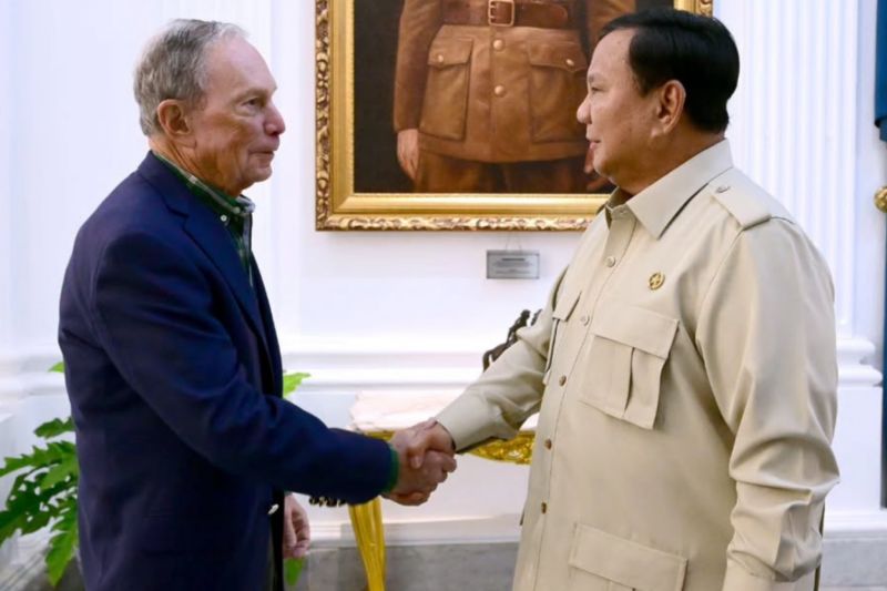 Prabowo–Bloomberg Bahas Kerja Sama Penguatan SDM