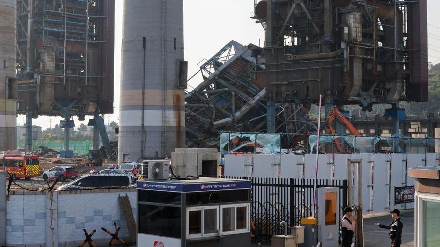 Struktur Pembangkit Listrik Ambruk, Korsel Kerahkan Tim Penyelamat