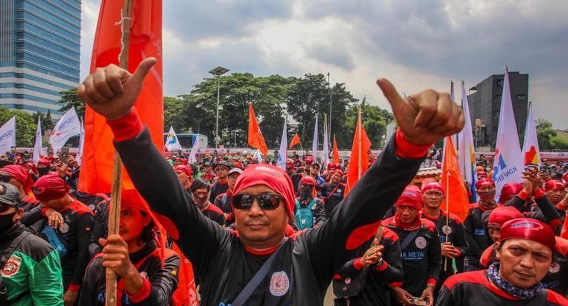Polisi Siagakan 1.464 Personel Amankan Demo Buruh di Senayan