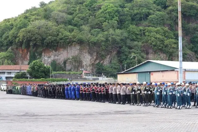 484 Personel Diterjunkan untuk Amankan Agenda Presiden Prabowo di Cilegon