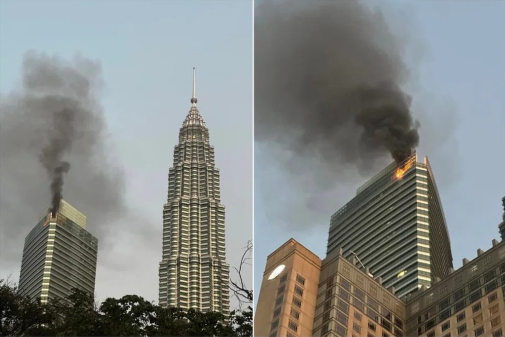 Gedung Petronas Tower 3 Kuala Lumpur Terbakar, Tak Ada Korban Jiwa