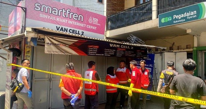 Pria Ditemukan Tewas di Toilet Konter Ponsel Bandung