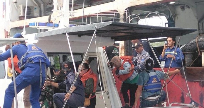 KMP Cemerlang 55 Kandas, Tim SAR Gerak Cepat Selamatkan Penumpang