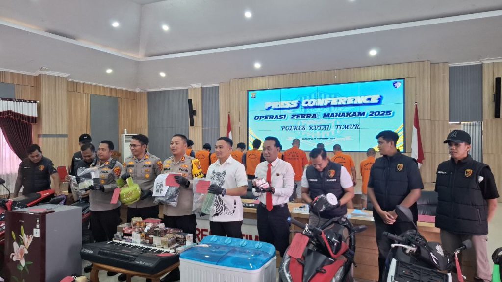 Modus Beragam, Polisi Berhasil Ungkap Puluhan Kasus Pencurian di Kutim