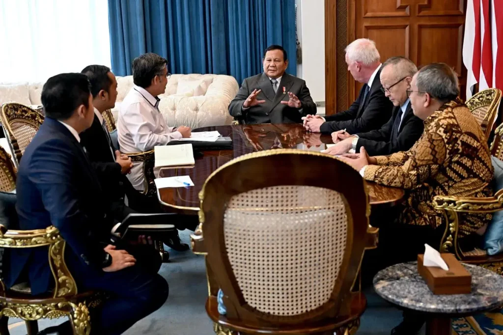 Prabowo Terima Sekjen Konfederasi Buruh Internasional di Istana