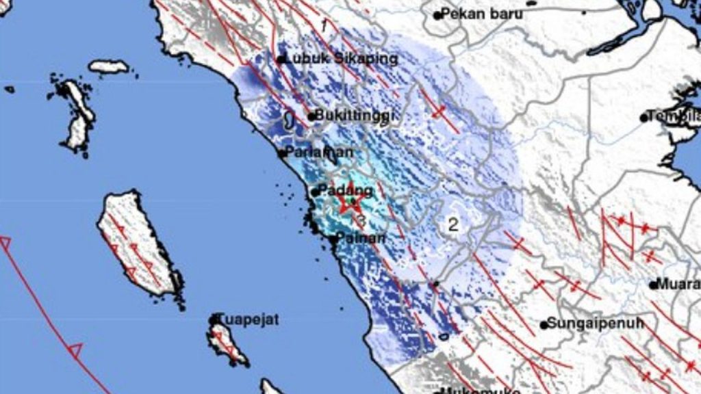 Gempa M4,7 Guncang Solok Dini Hari