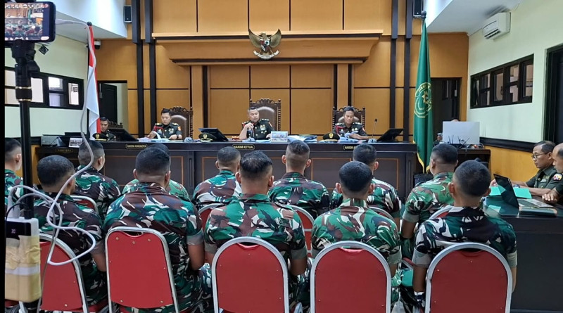 Nasib 22 Terdakwa Kasus Prada Lucky Namo Ditentukan Hari Ini