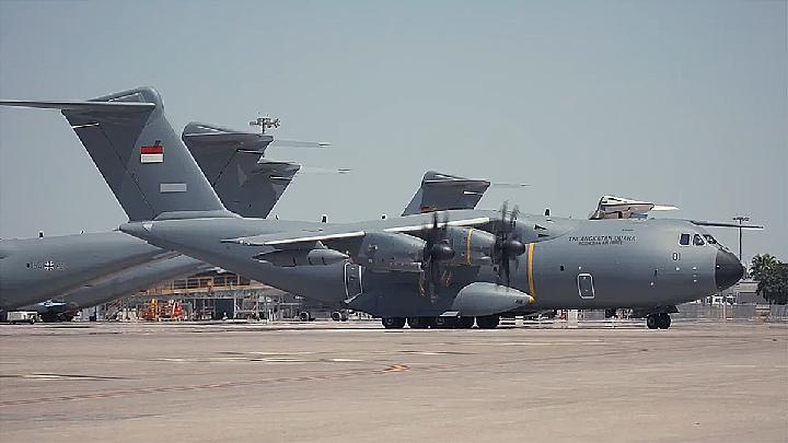 Pesawat A400M Kedua Indonesia Rampungkan Uji Terbang di Spanyol