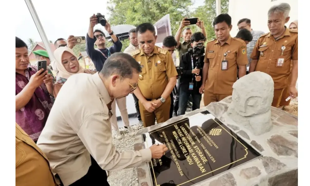 Menbud Resmikan Lab dan Storage Balai Pelestarian Kebudayaan XVIII di Sigi