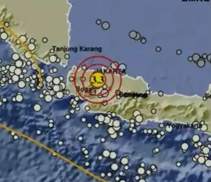Gempa M 3,3 Guncang Depok Dini Hari