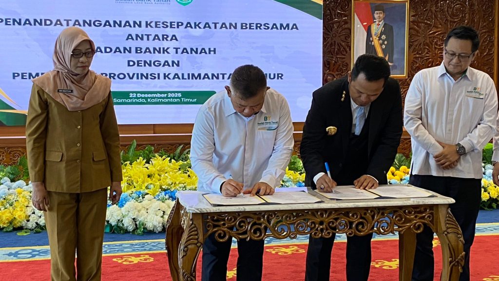 Bank Tanah–Pemprov Kaltim Sepakat Optimalkan Tanah Negara