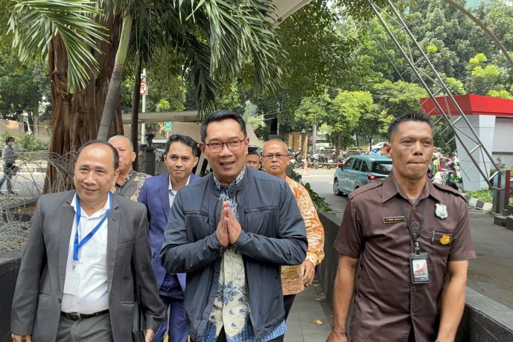 Ridwan Kamil Tiba di KPK Jalani Pemeriksaan Kasus Korupsi Bank BJB
