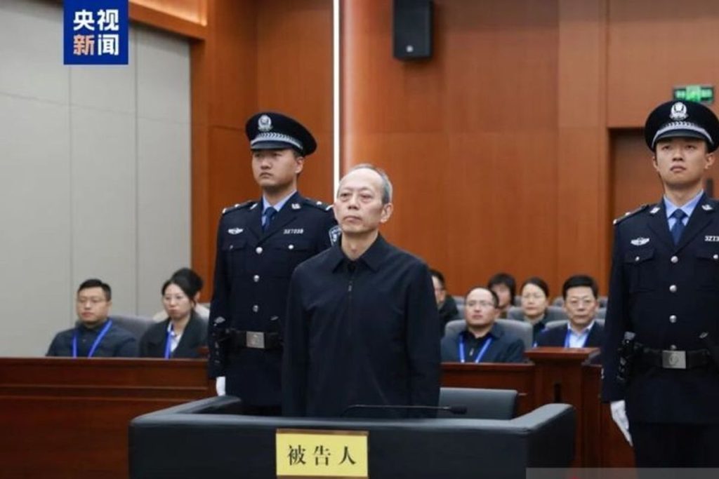 Eks Kepala Olahraga China Divonis Mati Bersyarat