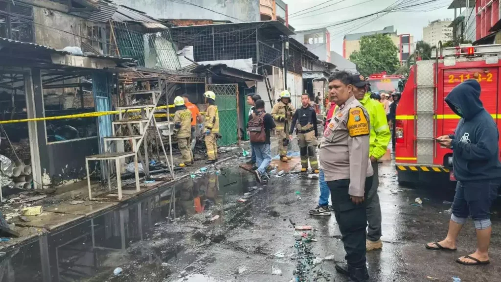 Lima Korban Kebakaran di Penjaringan Ditemukan di Satu Kamar