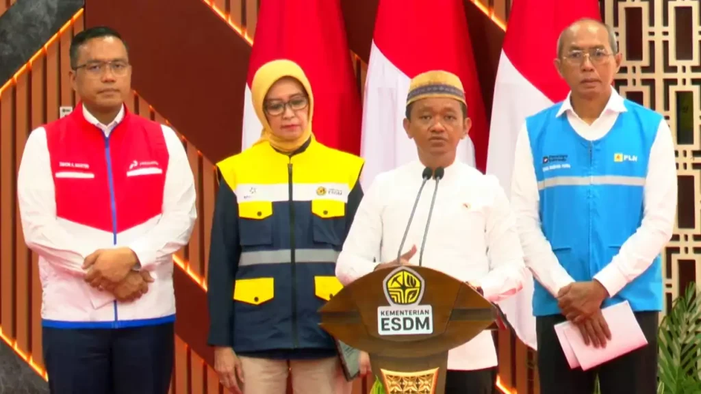 Bahlil Pastikan Pasokan LNG Semester I 2026 Aman