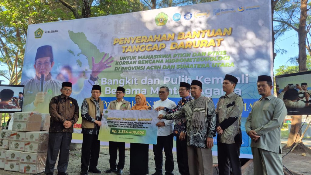 Menag Tegaskan Negara Hadir Dampingi Mahasiswa Terdampak Bencana di Aceh