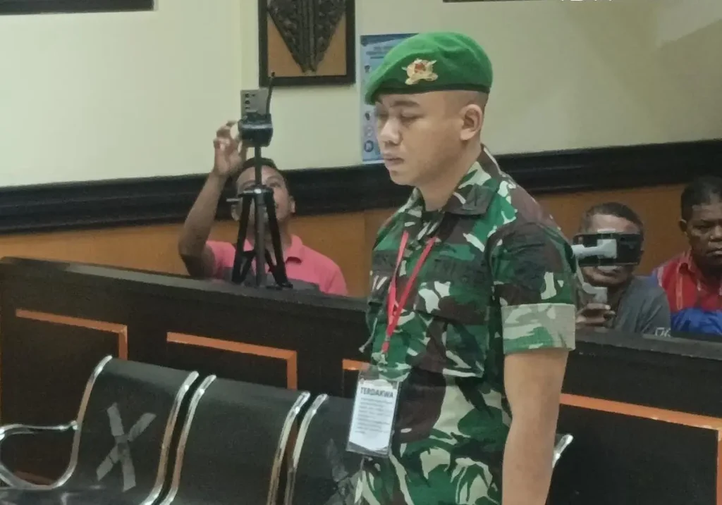 Komandan Prada Lucky Dituntut 12 Tahun Penjara