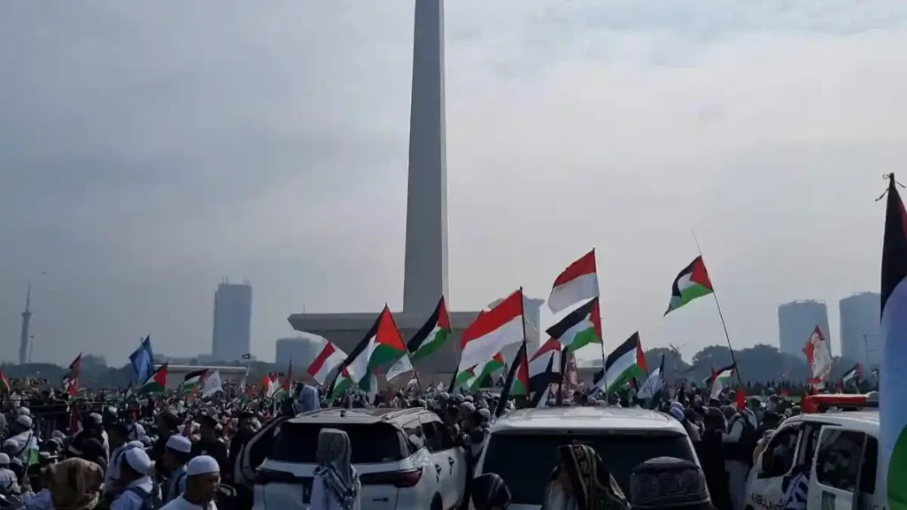 Reuni 212 dan Aksi Unjuk Rasa Warnai Jakarta Hari Ini