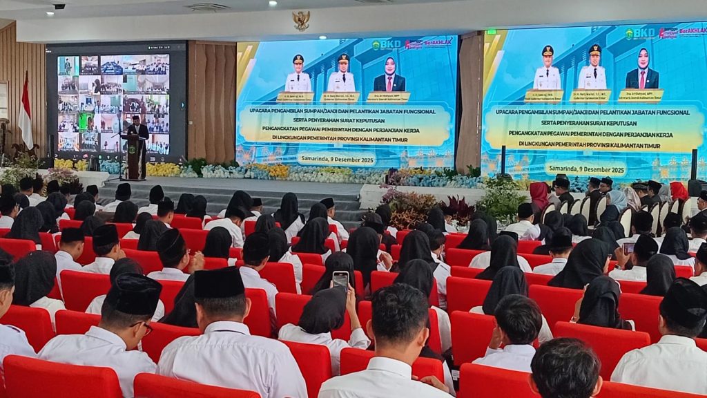 Rudy Mas’ud Lantik 1.148 ASN dan P3K Pemprov Kaltim