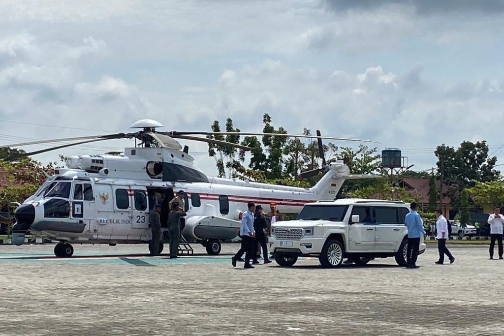 Presiden Prabowo Sambangi Langkat, Pantau Penanganan Banjir