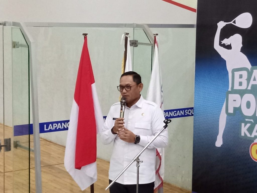 Wagub Kaltim Buka Kualifikasi Porprov Squash