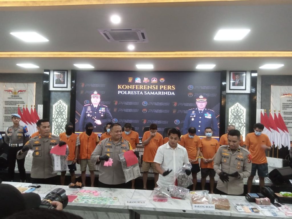 31 Kasus Narkoba Terungkap, 44 Tersangka Diamankan