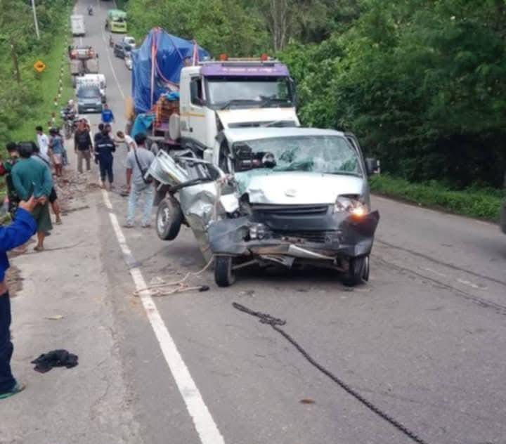 Kecelakaan Beruntun di Jalan Poros Samarinda–Bontang Picu Kemacetan Panjang