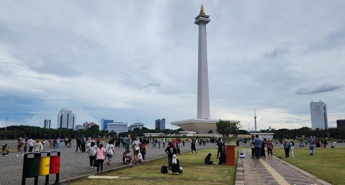 Libur Natal 2025, Kunjungan Monas Tembus 130 Ribu Orang