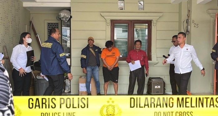 Rekonstruksi Pembakaran Rumah Hakim Medan Digelar Polisi