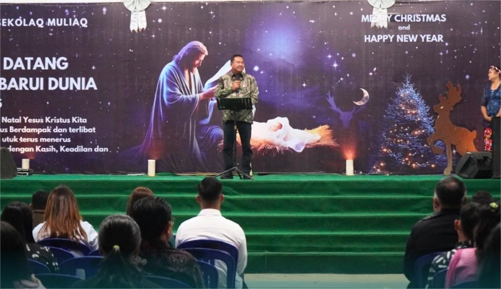 Wakil Ketua DPRD Kaltim Sambangi Gereja-Gereja di Kutai Barat