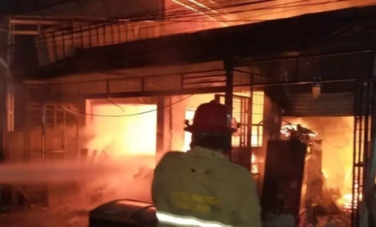 Kebakaran Kios di Pasar Ciseeng Bogor Diduga Akibat Korsleting