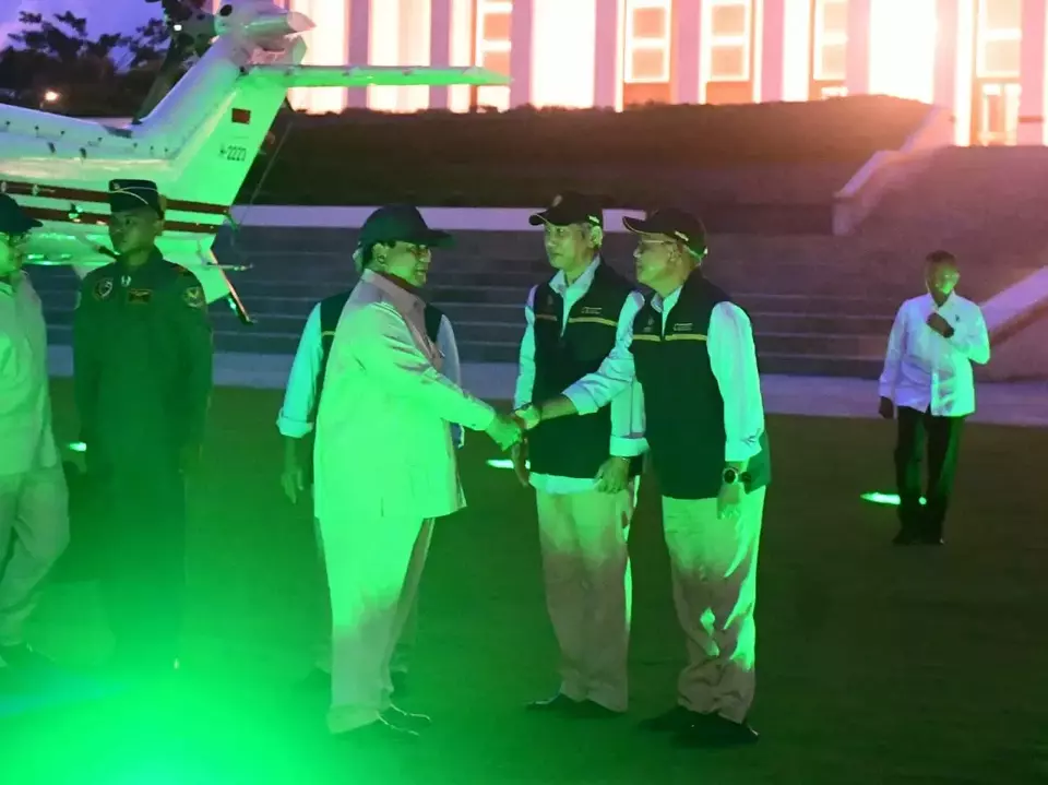 Presiden Prabowo Sambangi IKN untuk Pertama Kali