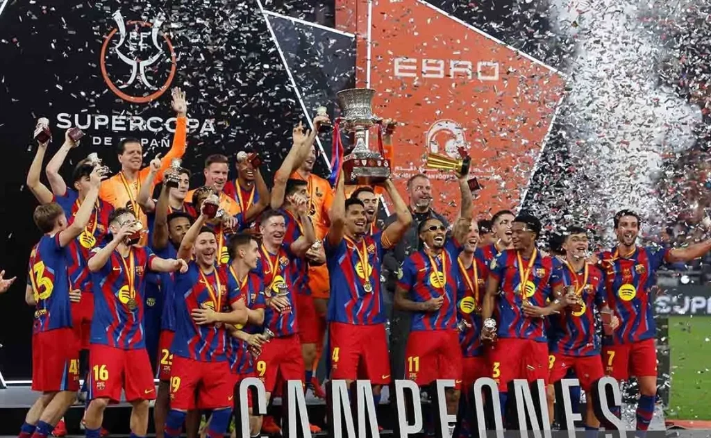 Barcelona Juara Piala Super Spanyol Usai Taklukkan Madrid