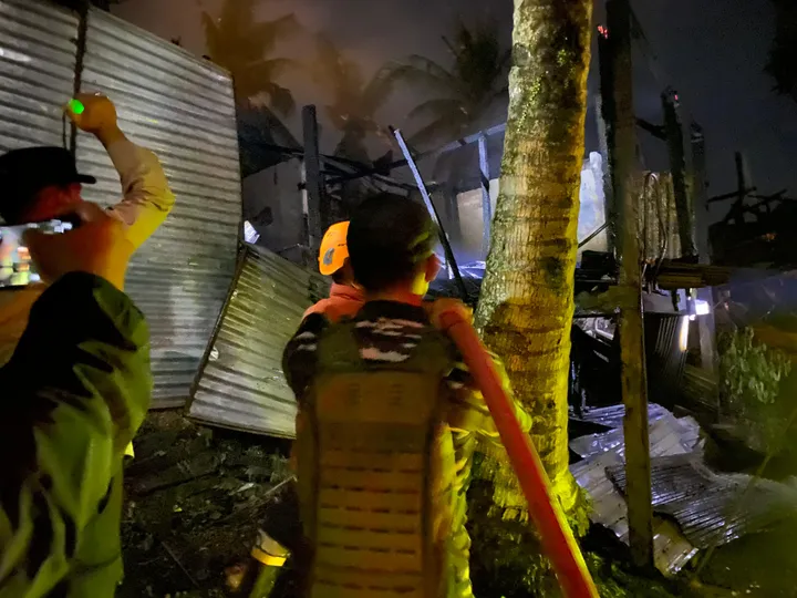 Rumah Warga di Gunung Bugis Balikpapan Ludes Terbakar