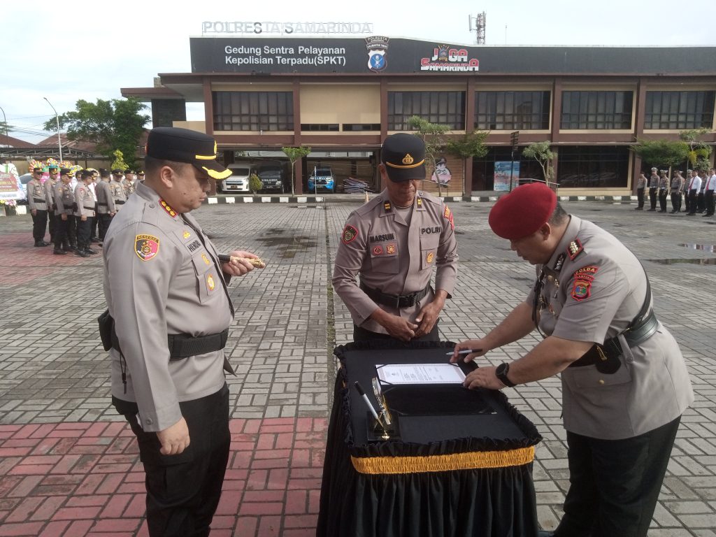 Satu Tahun Dedikasi, Wakapolresta Samarinda Naik Jabatan