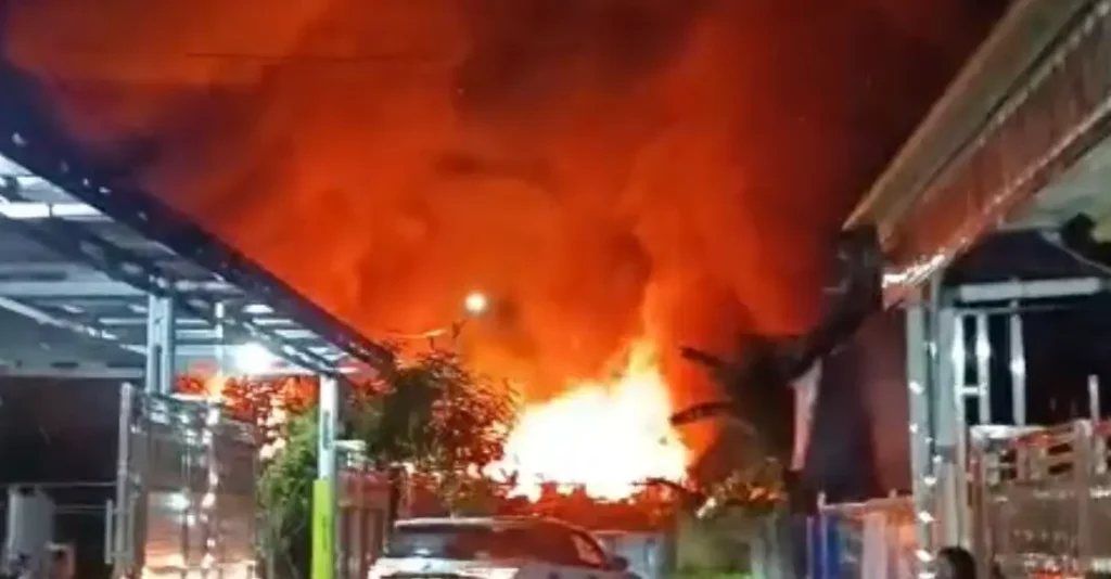 Sembilan Rumah di Samarinda Seberang Hangus Dilalap Api