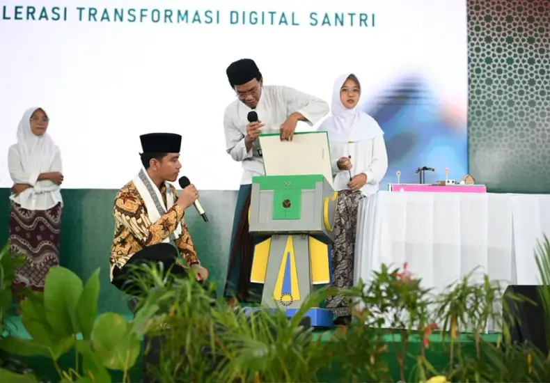 Wapres Gibran Tinjau Inovasi AI dan Robotik Santri Ponpes Cipasung