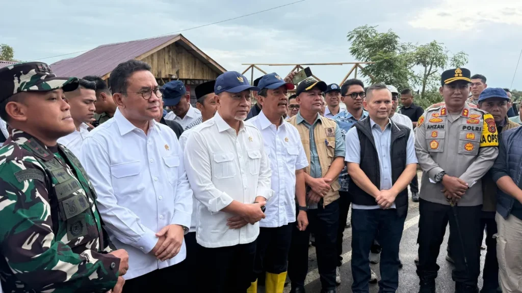 Tiga Menteri Tinjau Aceh Utara, Pemulihan Tambak Jadi Prioritas