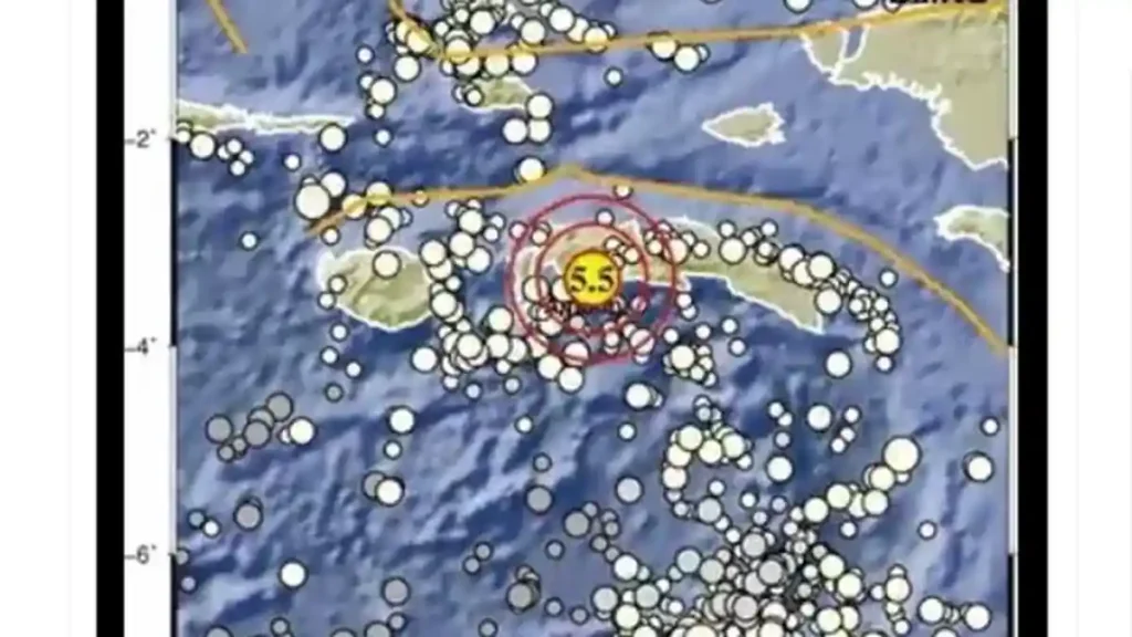 Gempa M 5,5 Guncang Maluku Tengah, Warga Diimbau Waspada