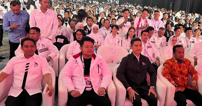 Kaesang dan Gubernur Sulsel Hadiri Rakernas PSI di Makassar