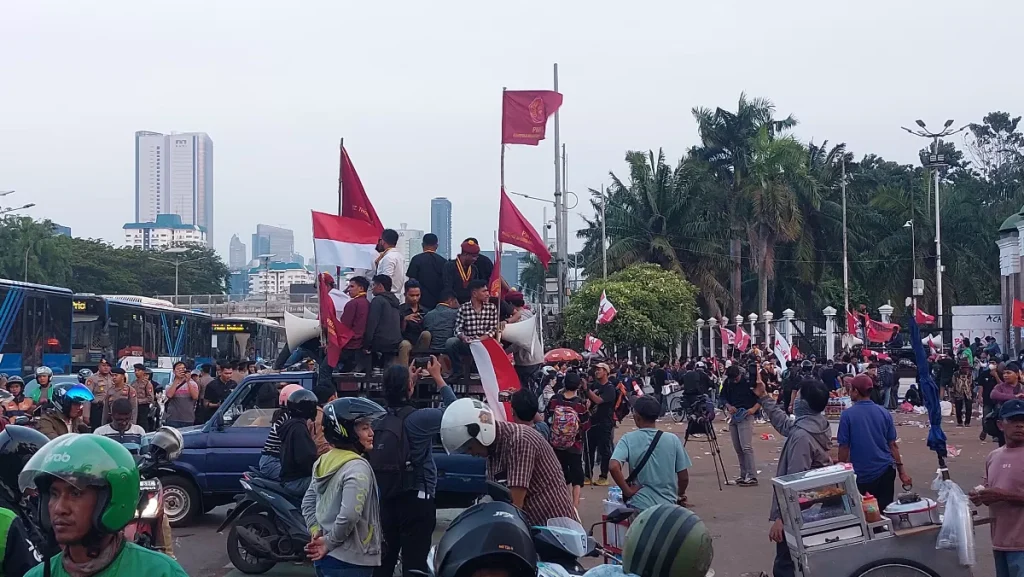 Dua Aksi Demonstrasi Digelar di Jakarta Pusat Hari Ini