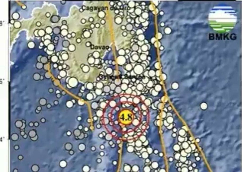 Dini Hari, Gempa 4,8 Magnitudo Guncang Wilayah Melonguane