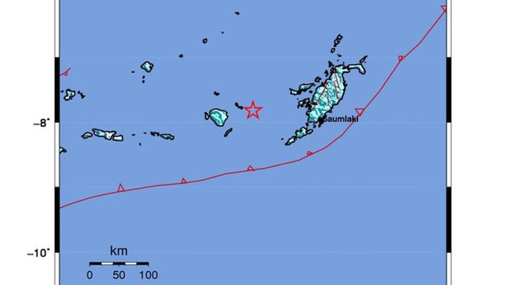 Gempa M 5,9 Guncang Kepulauan Tanimbar