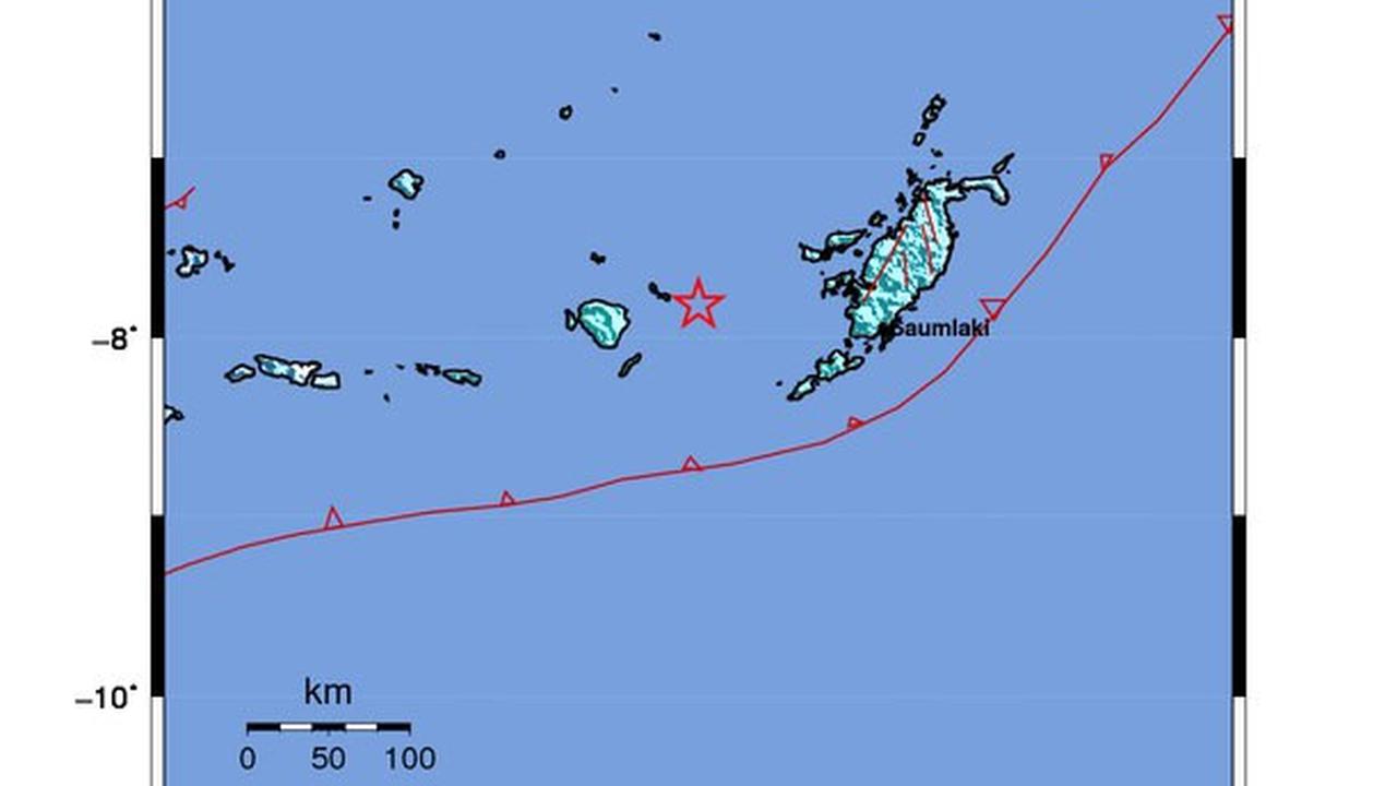 Gempa M 5,9 Guncang Kepulauan Tanimbar
