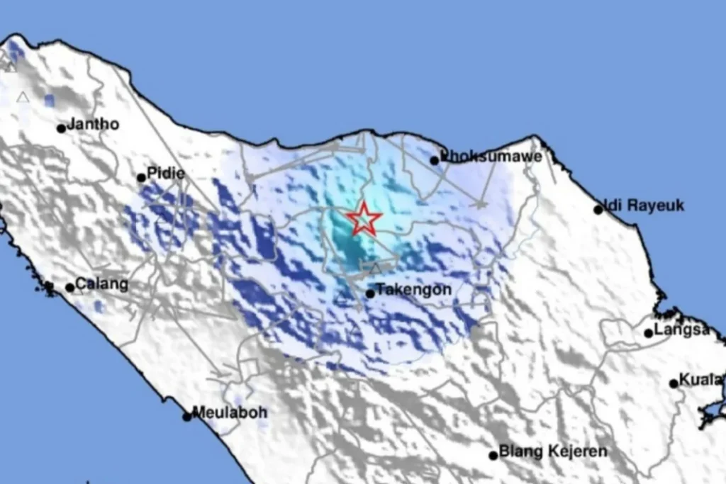 Bener Meriah Diguncang Gempa Dangkal
