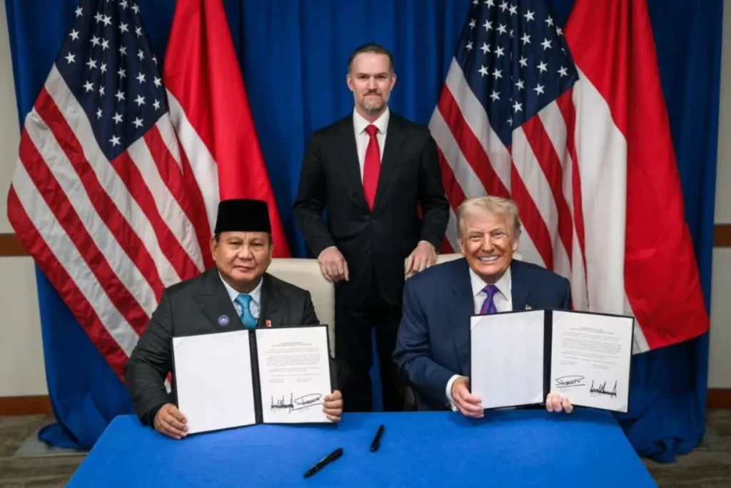 Prabowo dan Trump Sepakati Perjanjian Dagang di Washington