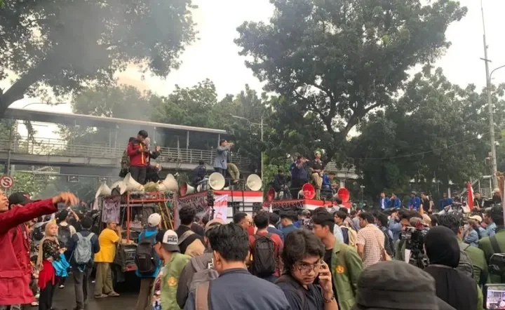 Jakarta Diwarnai Dua Aksi Unjuk Rasa Hari Ini