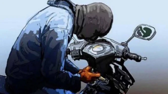 Modus Pemulung, Pelaku Curi Motor Warga Bekasi Barat