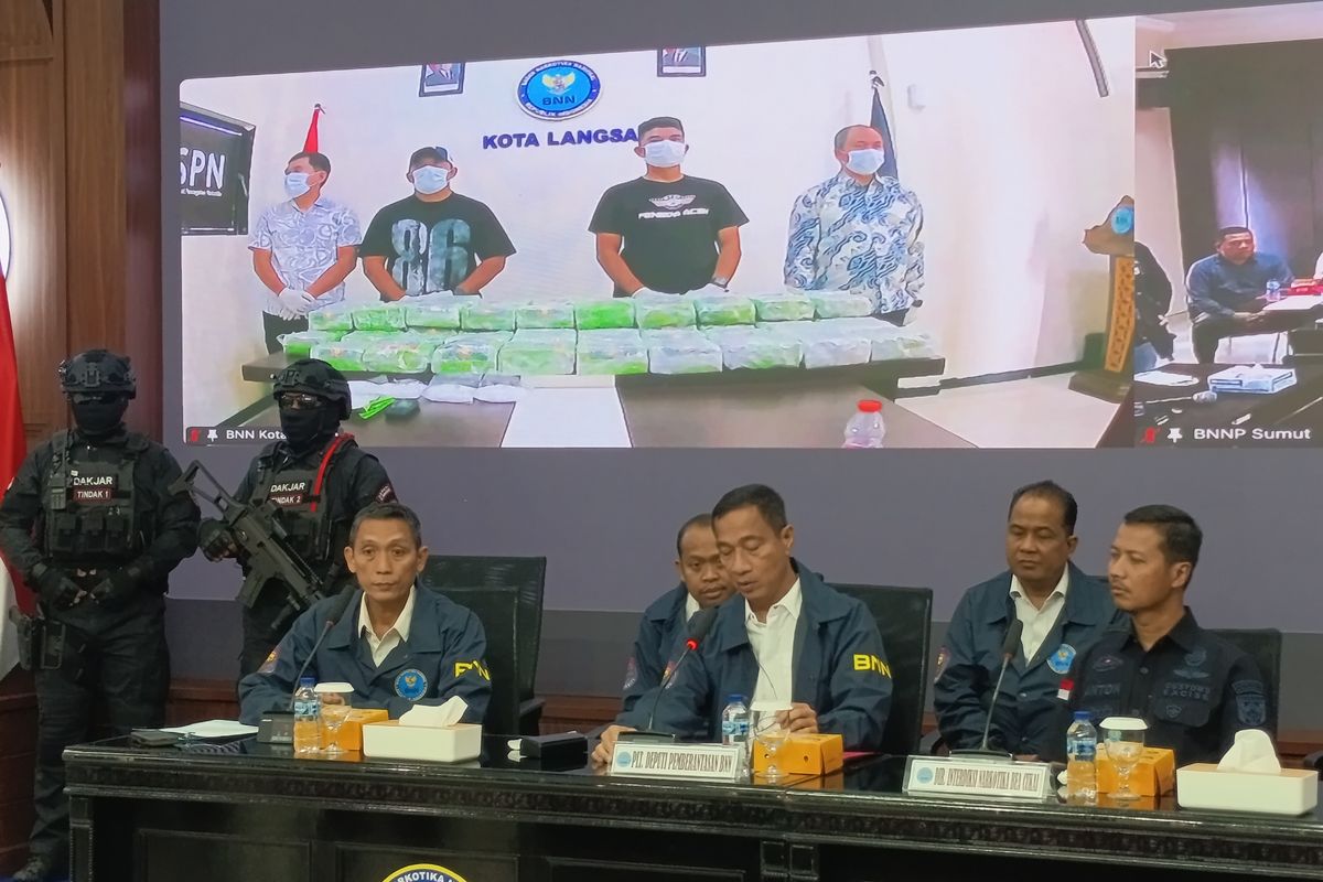 BNN Bongkar Jaringan Golden Triangle, 160 Kg Sabu Disita